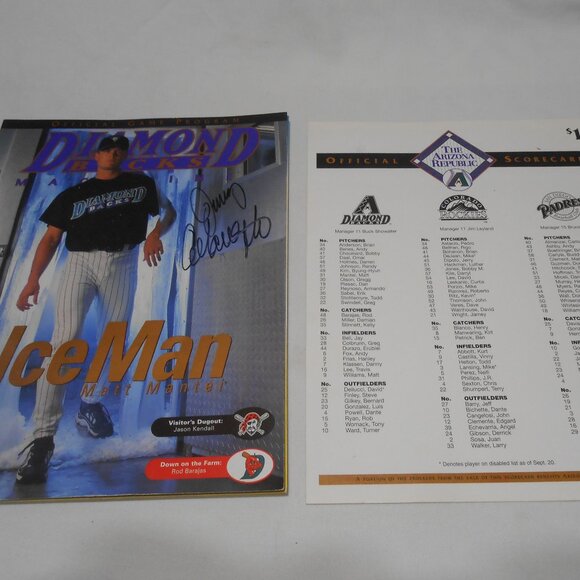 ARIZONA DIAMONDBACKS | Other | Official Game Program Of The Arizona ...